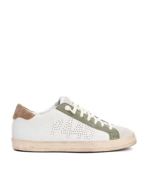 P448 White Sneakers for men