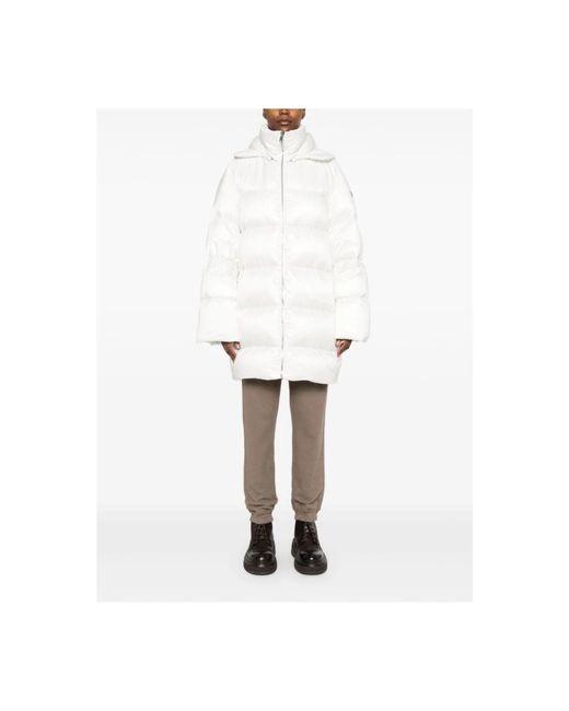 Moncler White Winter Jackets