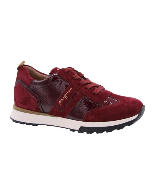 Paul Green Red Sneakers
