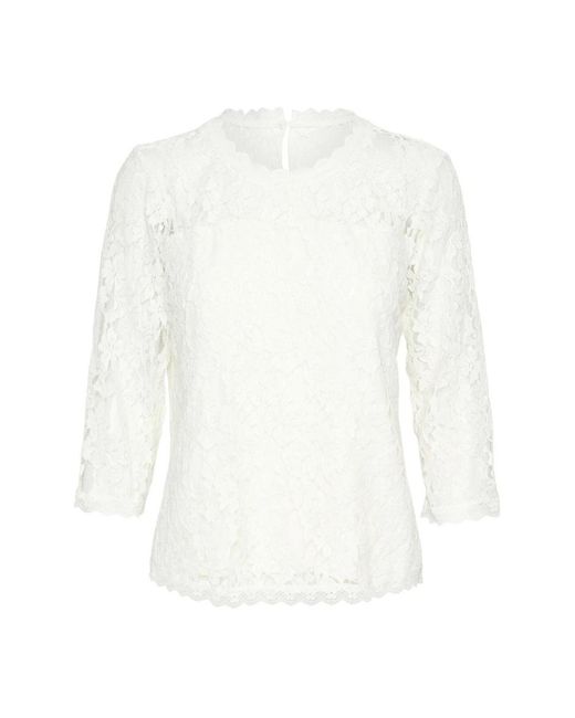 Cream White Blouses