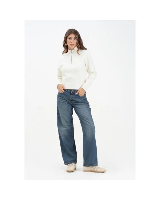 Dickies Blue Herndon Wide Leg Jeans