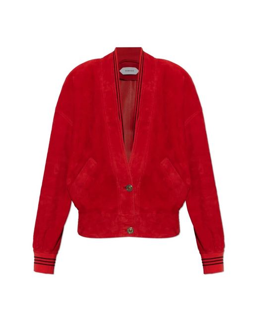 Versace Suede Jacket in het Red