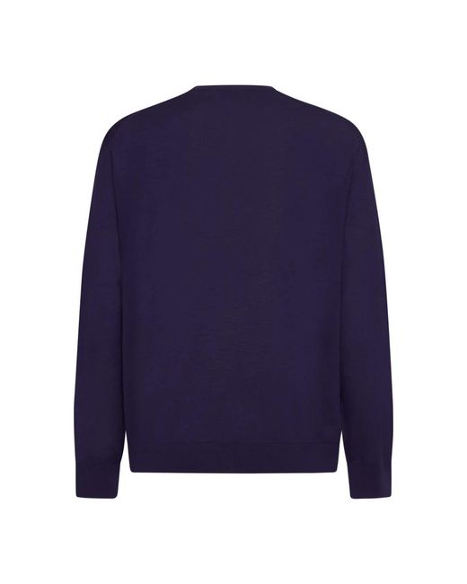 D4.0 Crewneck Sweater in het Blue voor heren