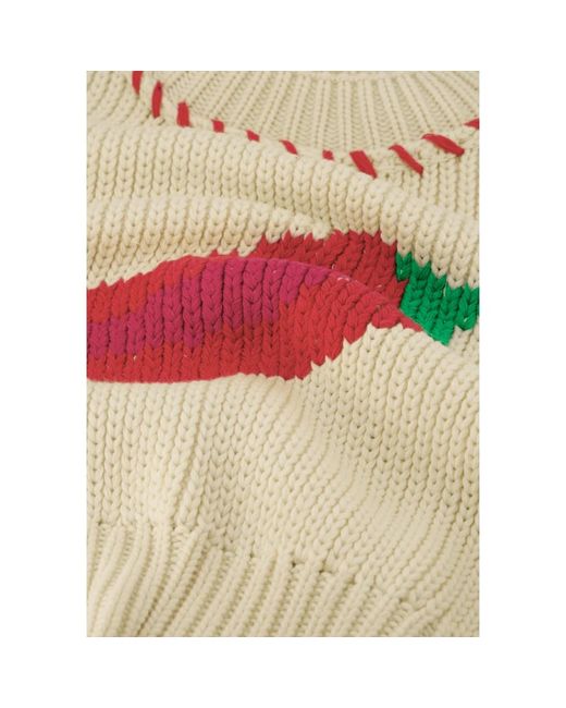 Round-Neck Knitwear FABIENNE CHAPOT de color Pink