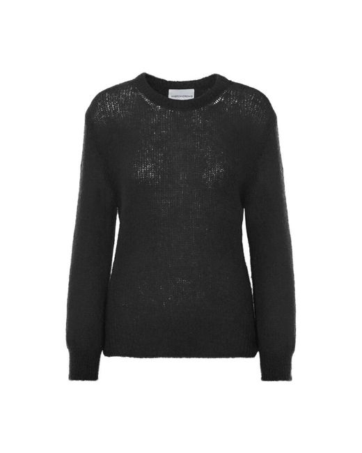 American Dreams Black Weicher strickpullover in schwarz