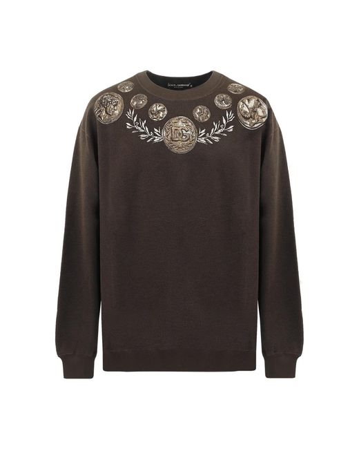 Dolce & Gabbana Brown Sweatshirts for men