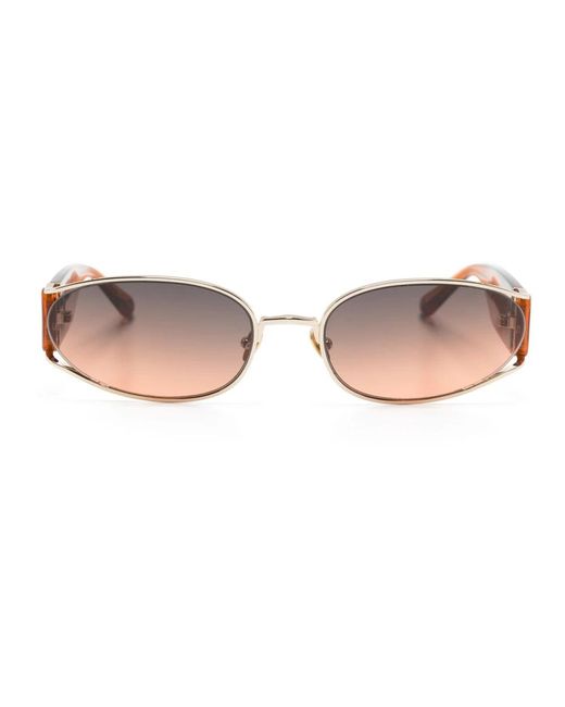 Linda Farrow Pink Sunglasses
