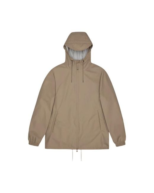 Rains Brown Light Jackets