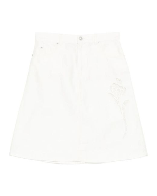 Marni White Midi Skirts