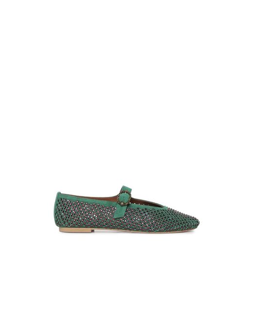 Kurt Geiger Green Ballerinas