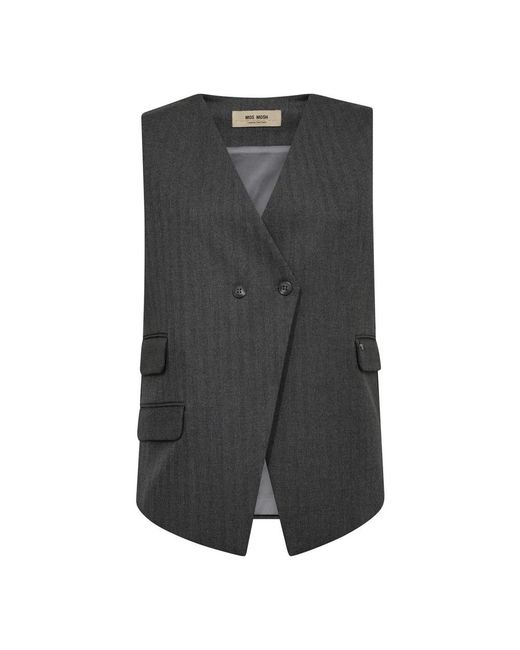 Mos Mosh Gray Waistcoats