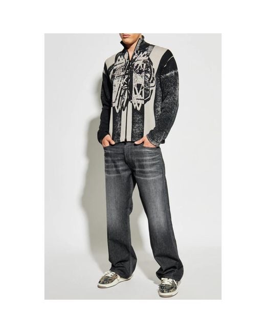 DIESEL Black Cardigans for men