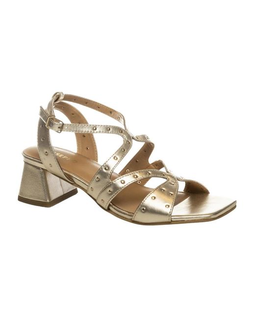 Gioseppo Metallic High Heel Sandals