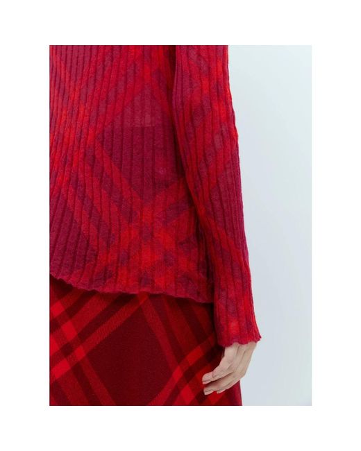 Burberry Red Knitwear