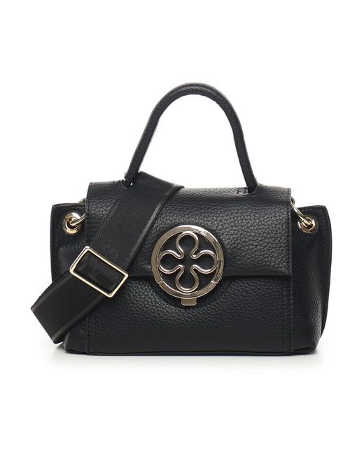 V73 Black Schwarze Synthetische Damenhandtasche