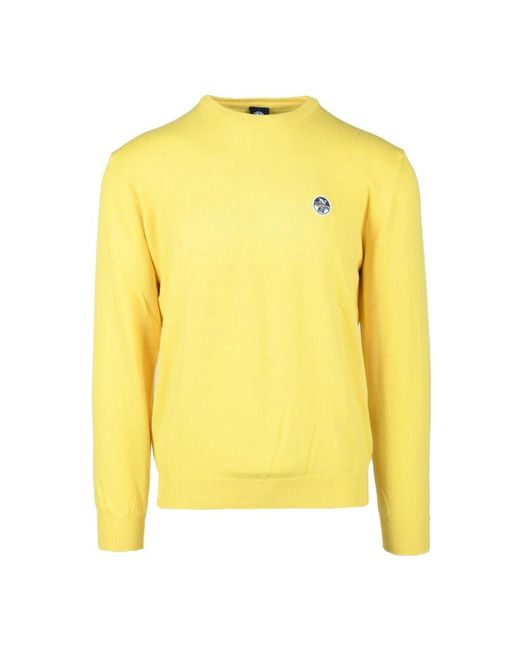 North Sails Baumwollstrickpullover in Yellow für Herren