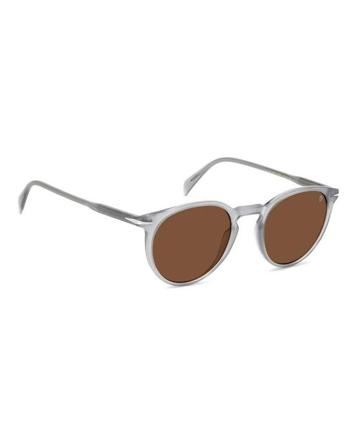 David Beckham Gray Sunglasses for men