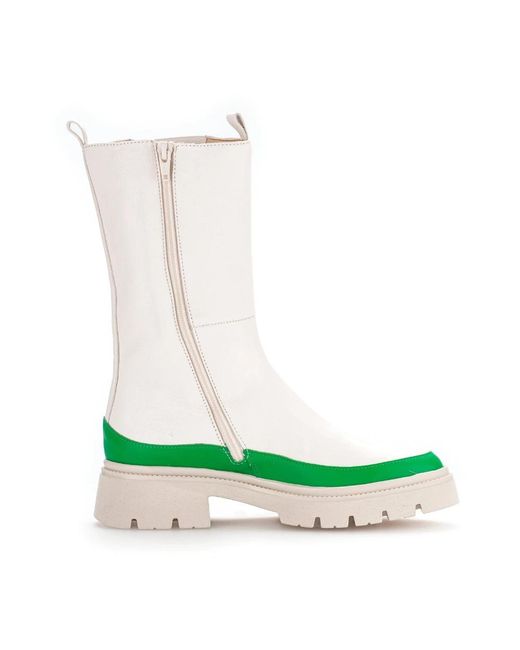 Gabor Green Medium Lange Stiefel