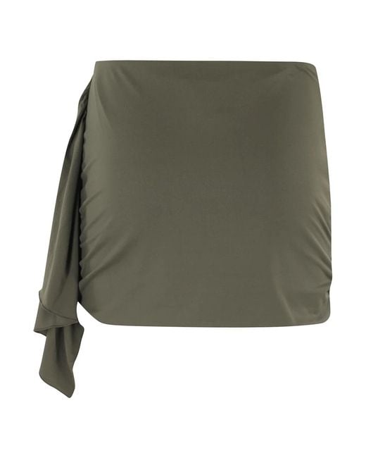 FEDERICA TOSI Green Short Skirts