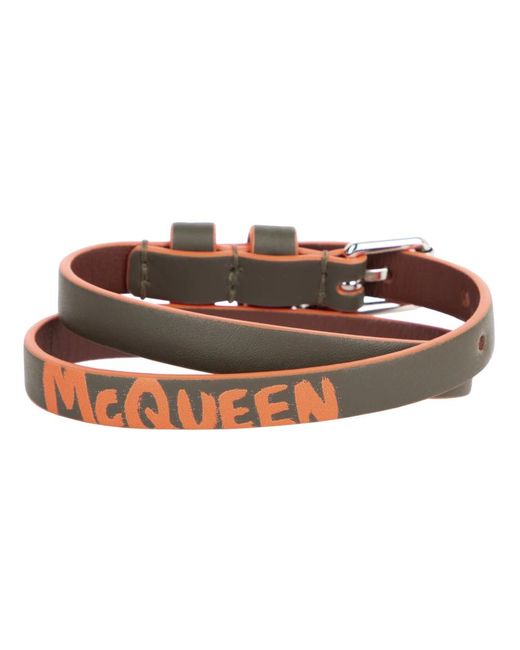 Bracelets McQueen de color Brown