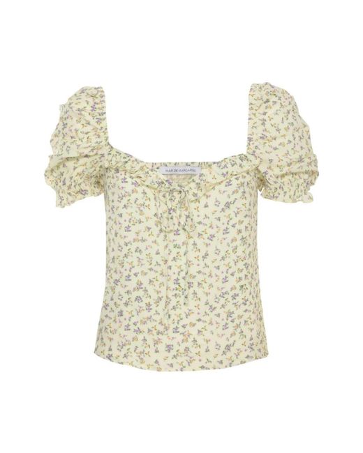 Mar De Margaritas Letizia Top in het Yellow
