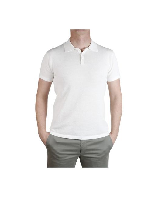 Daniele Fiesoli White Polo Shirts for men