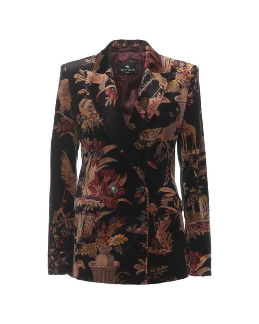 Etro Brown Blazers
