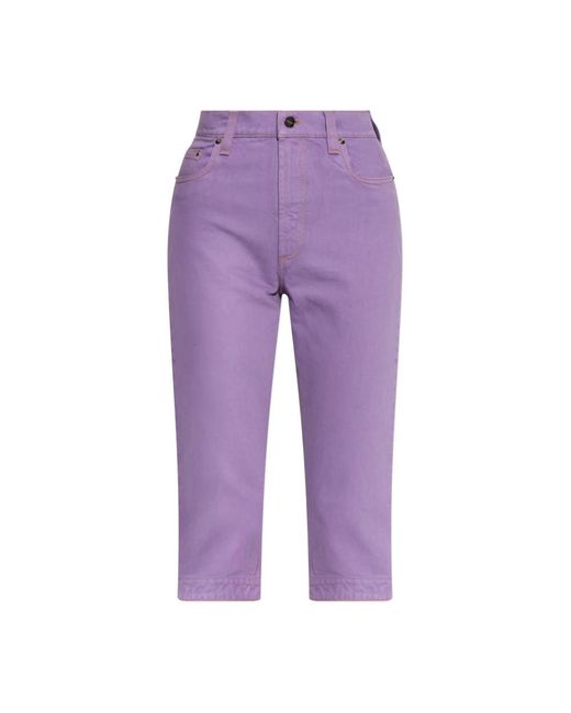 Cropped Jeans Versace de color Purple