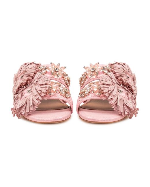 Kurt Geiger Pink Sliders