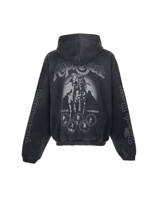 Zip-Throughs Represent pour homme en coloris Black