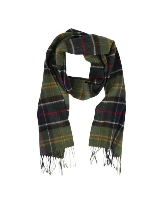 Barbour Black Winter Scarves for men