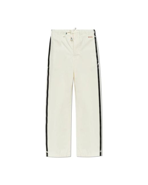 Marni Natural Wide Trousers