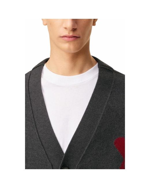 Cardigans di AMI in Black da Uomo