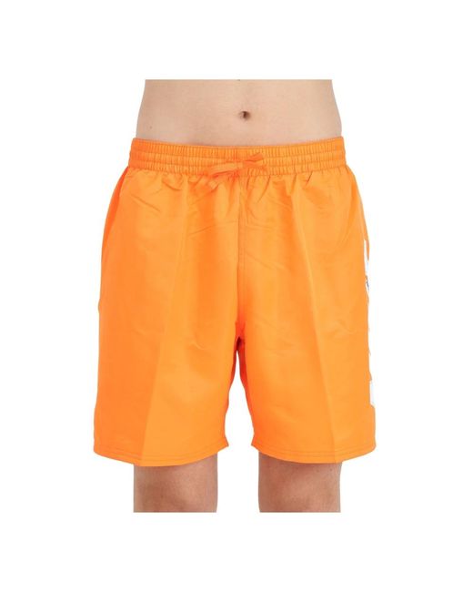Shorts mare arancione big block di Nike in Orange da Uomo