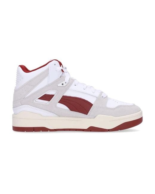 PUMA Schoenen ,Veelkleurig ,Suède Hoge Sneaker Slipstream Invdr Midheritage in het White voor heren