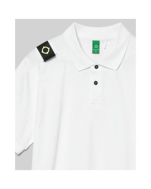 Ma Strum White Polo Shirts for men