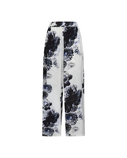 Alexander McQueen White Wide Trousers