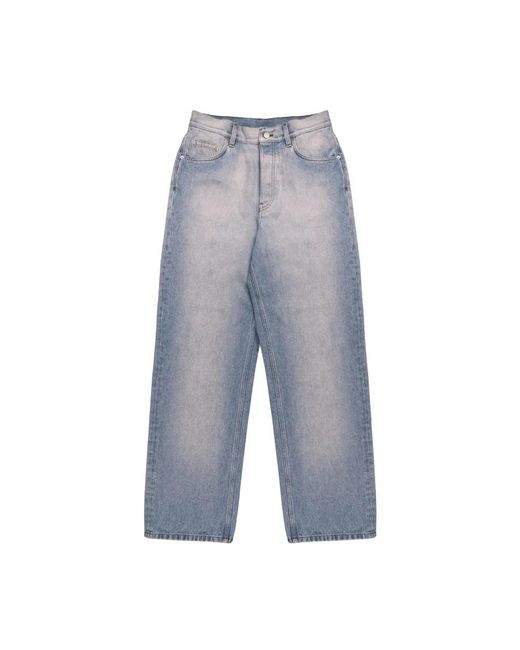 Dries Van Noten Blue Straight Jeans for men