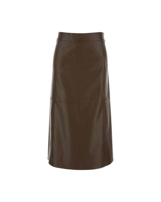 Max Mara Midi Skirts in het Brown