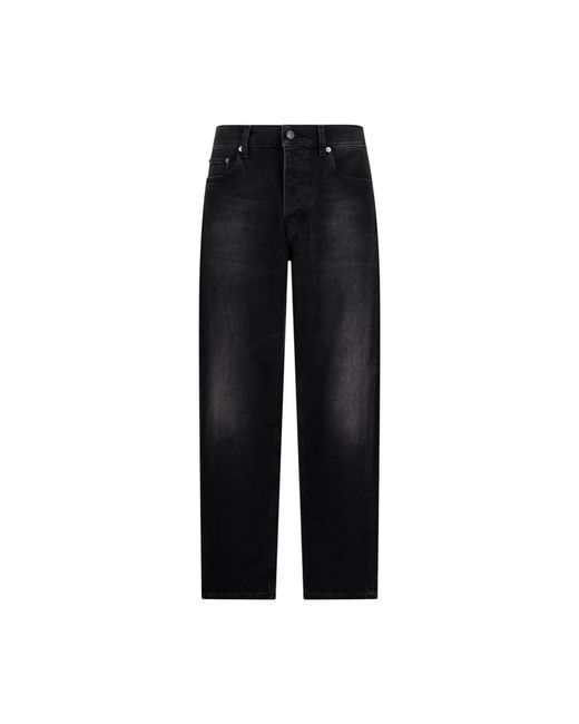Haikure Black Straight Fit Jeans for men