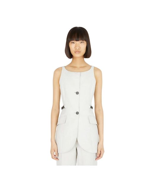 DURAZZI MILANO White Waistcoats