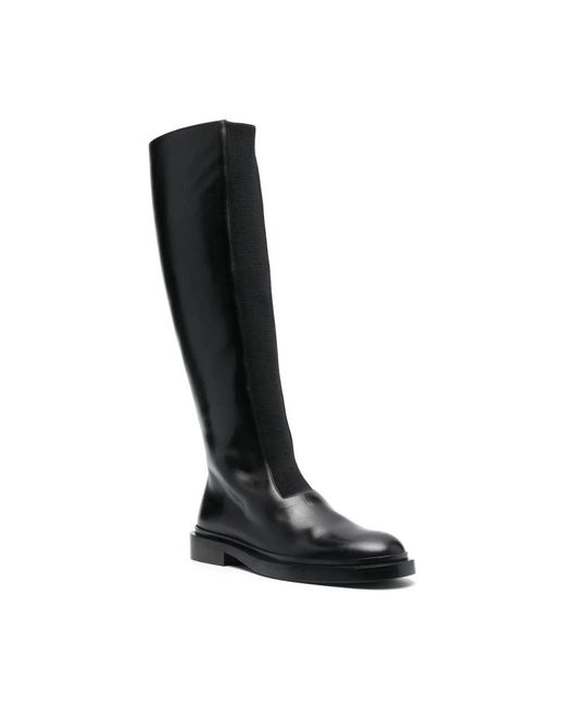 Jil Sander Black High Boots