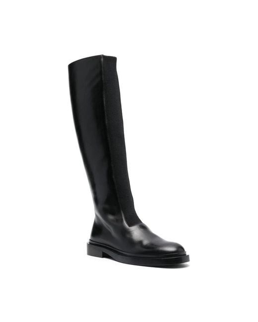 Jil Sander Black High Boots
