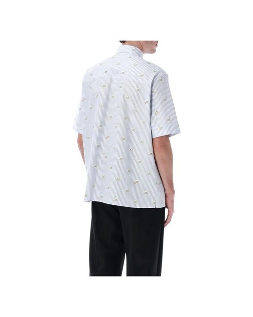 Valentino Garavani Blue Short Sleeve Shirts for men