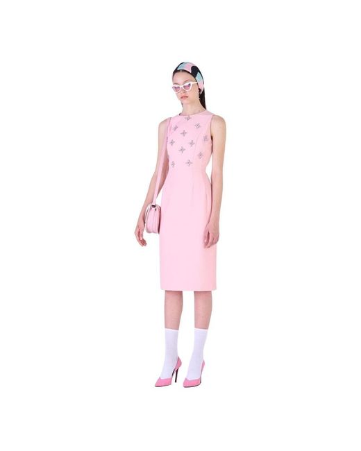 Silvian Heach Pink Midi dresses