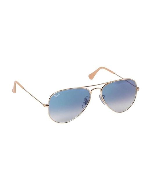 Ray-Ban Blaue Aviator Gradient Sonnenbrille in Blue für Herren