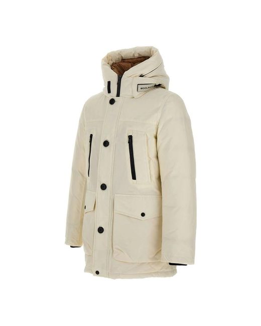 Woolrich Natural Winter Jackets for men