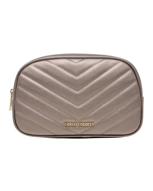 carlo colucci Gray Toilet Bags