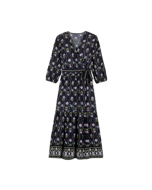 Ba&sh Black Wrap Dresses