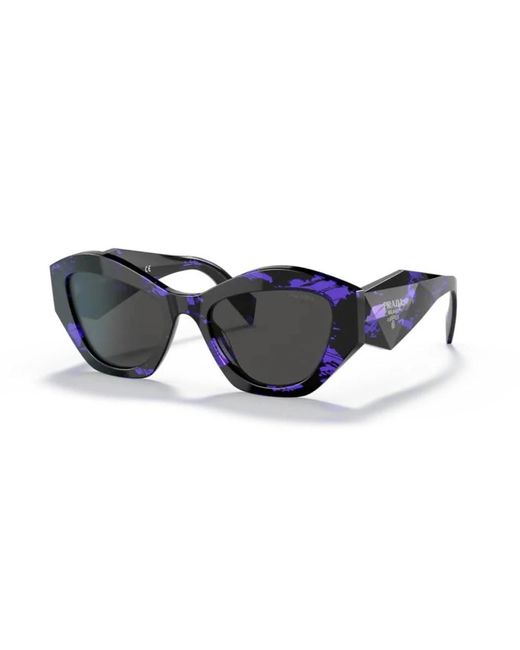 Prada Blue Stilvolle sonnenbrille für frauen - modell 07ys sole